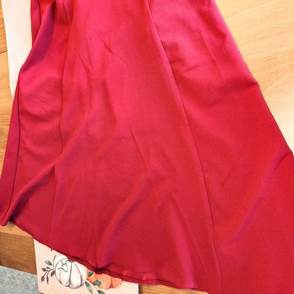 Milla Prom Dress Size 6 Red Gown Long Train Formal Sexy Pretty Woman Gorgeous - Picture 16 of 16